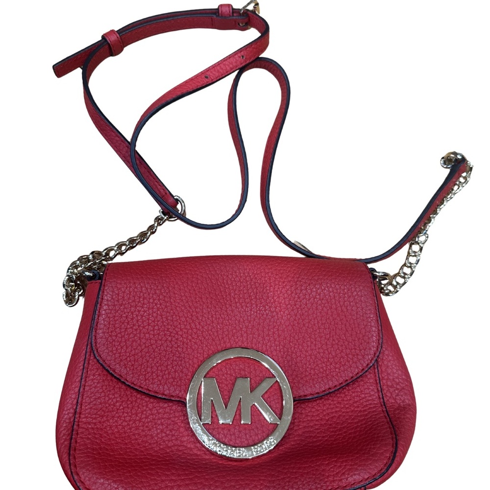 Michael Kors Cherry Red Crossbody Bag